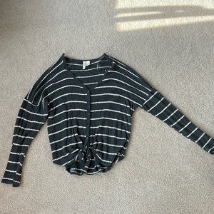 Long Sleeve Striped Top